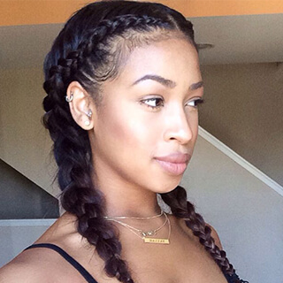 Rope Pigtails one of the most beautiful braid styles 2020