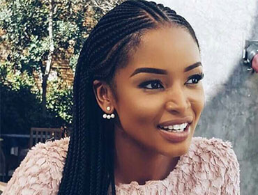 Trending Hairstyle Alert  Box Braids With Fringe  Humour  Style