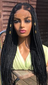 here is another Trendy Hairstyle using Abuja Braids you should try - braided wig