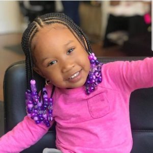 kids Fulani Braids -one of 100 trendy hairstyles using Abuja braids for kids