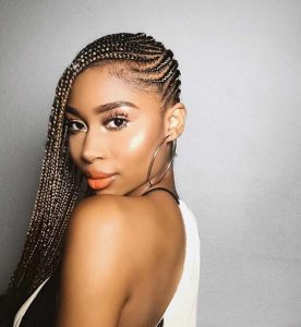 side braid hairstyles for black girls