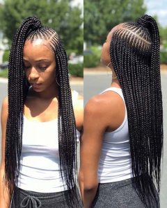 100 Trendy Hairstyles Using Abuja Braids [ Classy Hairstyles 2020]