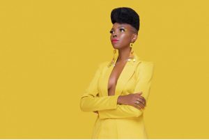 Adelle Onyango - with one of the most fashionable hairstyles for Kenyan ladies
