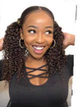 Classic pigtail twist with Brazilian wave is one cute valentine's day hairstyles