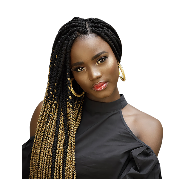 45 Stunning Medium Box Braids -- Experiment With Loved One